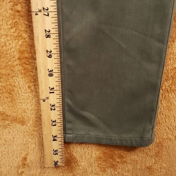 MONFRERE Jeans Mens 30 Green Coated Skinny Cargo Stretch Denim PRESTON $328 - Picture 9 of 10